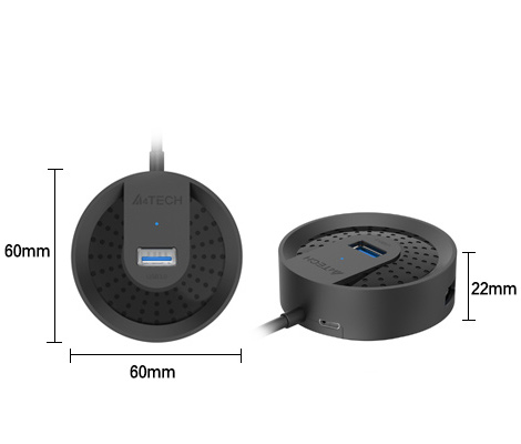 HUB-30 USB 3.0 HUB Dimention