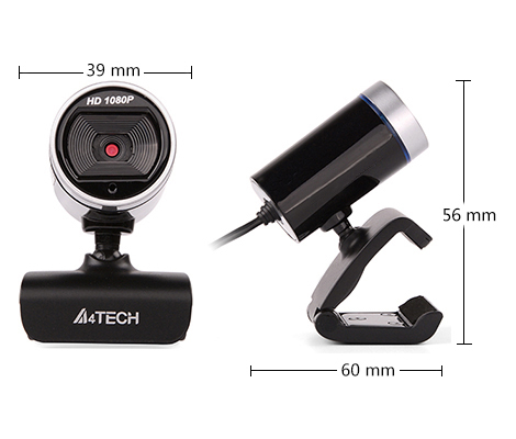 PK-910H 1080p Full-HD WebCam Dimentions